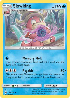 Slowking Rare card from Lost Thunder