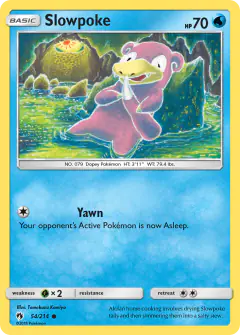 Slowpoke Common card from Lost Thunder