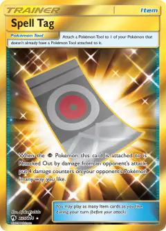 Spell Tag Rare Secret card from Lost Thunder