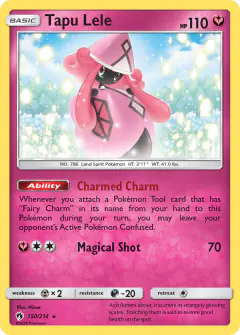 Tapu Lele Rare Holo card from Lost Thunder