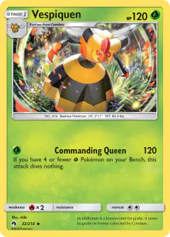 Vespiquen Uncommon card from Lost Thunder
