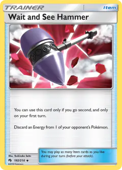 Wait and See Hammer Uncommon card from Lost Thunder
