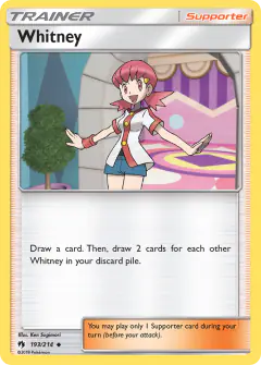 Whitney Uncommon card from Lost Thunder