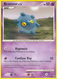 Bronzor Common card from Majestic Dawn