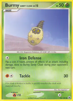 Burmy Sandy Cloak Common card from Majestic Dawn
