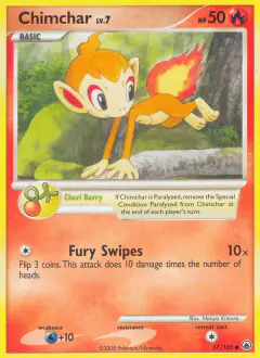 Chimchar Common card from Majestic Dawn