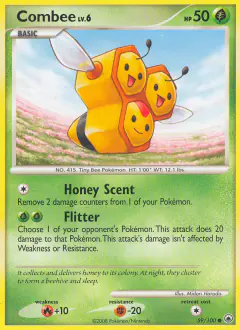 Combee Common card from Majestic Dawn