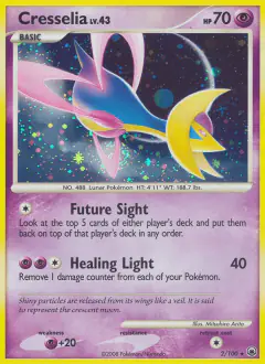 Cresselia Rare Holo card from Majestic Dawn