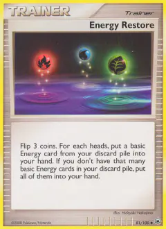 Energy Restore Uncommon card from Majestic Dawn