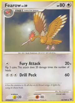 Fearow Uncommon card from Majestic Dawn