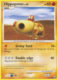 Hippopotas Common card from Majestic Dawn