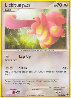 Lickitung Uncommon card from Majestic Dawn