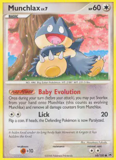 Munchlax Common card from Majestic Dawn