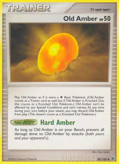 Old Amber Uncommon card from Majestic Dawn