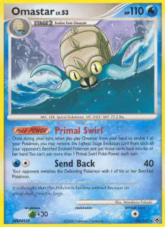 Omastar Rare card from Majestic Dawn