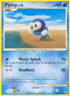 Piplup Common card from Majestic Dawn