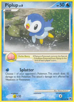 Piplup Common card from Majestic Dawn