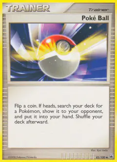 Poké Ball Uncommon card from Majestic Dawn