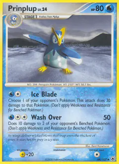 Prinplup Uncommon card from Majestic Dawn