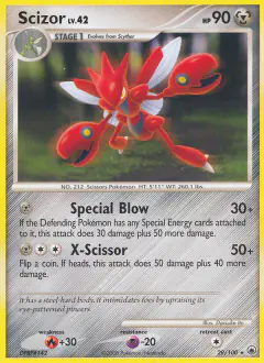 Scizor Rare card from Majestic Dawn
