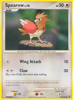 Spearow Common card from Majestic Dawn