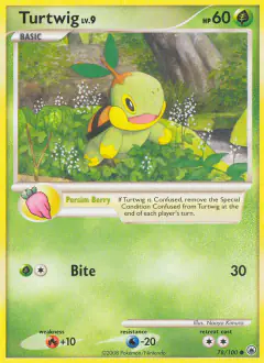 Turtwig Common card from Majestic Dawn
