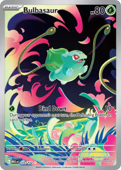 Bulbasaur Illustration Rare card from Mega Evolution Base