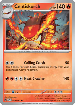 Centiskorch Uncommon card from Mega Evolution Base