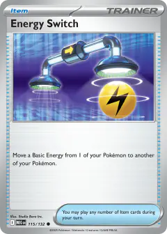 Energy Switch Common card from Mega Evolution Base