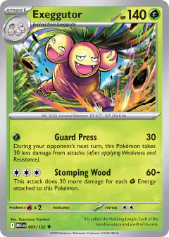 Exeggutor Uncommon card from Mega Evolution Base