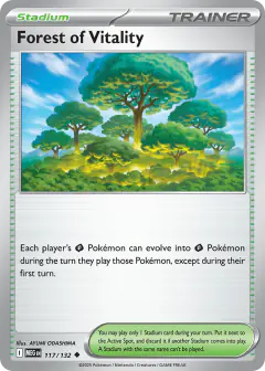 Forest of Vitality Uncommon card from Mega Evolution Base
