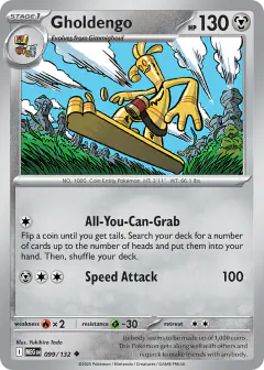 Gholdengo Uncommon card from Mega Evolution Base