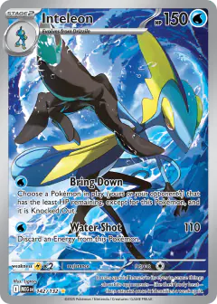 Inteleon Illustration Rare card from Mega Evolution Base