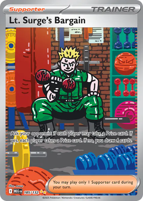 Lt. Surge's Bargain Special Illustration Rare