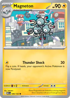 Magneton Common card from Mega Evolution Base