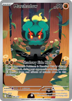 Marshadow Illustration Rare card from Mega Evolution Base