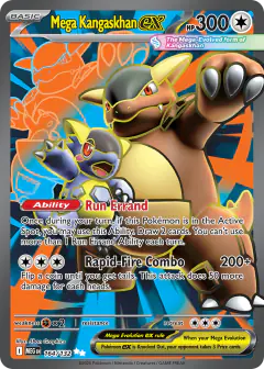 Mega Kangaskhan ex Ultra Rare card from Mega Evolution Base