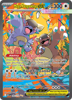 Mega Kangaskhan ex Special Illustration Rare card from Mega Evolution Base