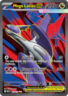 Mega Latias ex Ultra Rare card from Mega Evolution Base