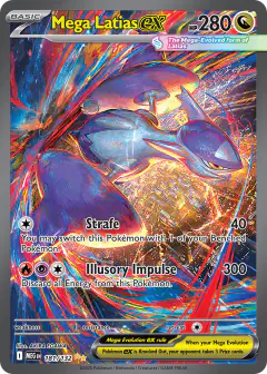 Mega Latias ex Special Illustration Rare card from Mega Evolution Base