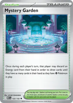 Mystery Garden Uncommon card from Mega Evolution Base