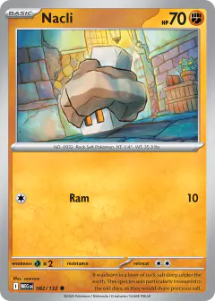 Nacli Common card from Mega Evolution Base