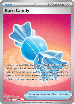 Rare Candy Ultra Rare card from Mega Evolution Base