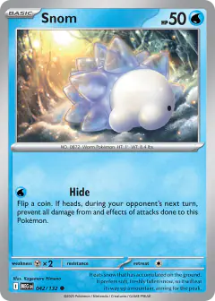 Snom Common card from Mega Evolution Base