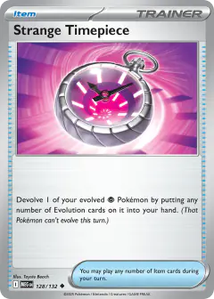 Strange Timepiece Uncommon card from Mega Evolution Base
