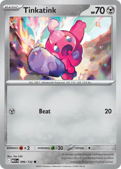 Tinkatink Common card from Mega Evolution Base