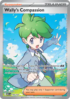 Wally's Compassion Ultra Rare card from Mega Evolution Base