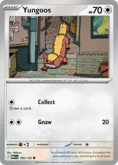 Yungoos Common card from Mega Evolution Base