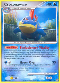 Croconaw Uncommon card from Mysterious Treasures