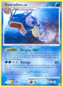 Gyarados Rare card from Mysterious Treasures